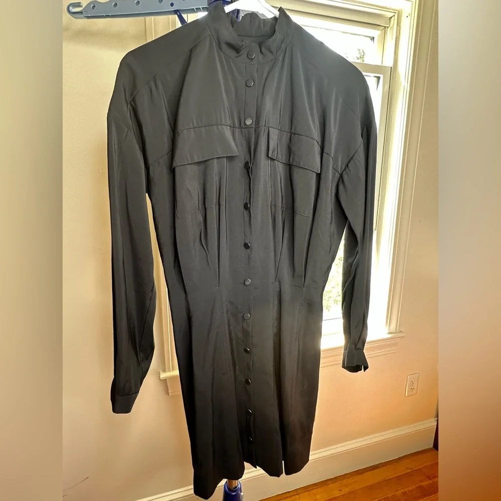 NWT BA&SH ROBE CREW BUTTON CLOSURE DRESS - Picture 5 of 13